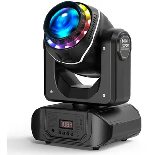 ZonQoonz Discolicht 100W Moving Head licht,10 Muster+8 Farben+18 Prismen Hohe Helligkeit schwarz