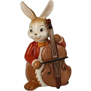 GOEBEL Hasenfigur Fröhlicher Bassist