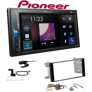 Pioneer Multimedia Autoradio Bluetooth DAB+ passend für Subaru Impreza 2007-2012