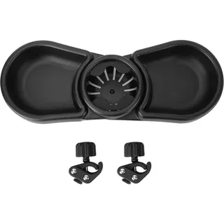 Glomora Universal-Kinderwagen-Snack-Tablett, 3-in-1, rutschfeste Kinderwagen-Tablett-Befestigung mit Getränkehalter für Kinderwagen, Robustes Kinderwagen-Zubehör für Kleinkinder,