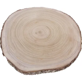 Dekobrett Baumscheibe Holz Holzbrett Brett Tischdeko Tablett Deko Ø 30-36 cm