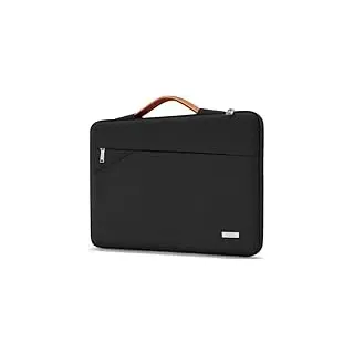 TECOOL 14 Zoll Laptop Tasche Hülle Laptoptasche für 14 Zoll Lenovo HP Dell Acer Asus Notebook Chromebook, 2023-2026 MacBook Air 15 M5 M4 M3 M2 Wasserdicht Notebooktasche Schutzhülle, Schwarz