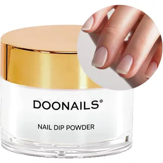 Doonails – Dipping Powder Farbe Ghost Clear – Langanhaltendes Dip Pulver für professionelle Maniküre zu Hause – Tierversuchsfrei & allergikerfreundlich – 3+ Wochen halt – Bis zu 30 Anwendungen