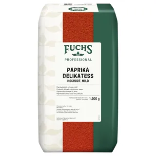 FUCHS Paprika Delikatess hochrot schärfefrei 1.000 g
