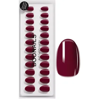doonails Soft Gel Press Ons Love Paris Short Round - rot