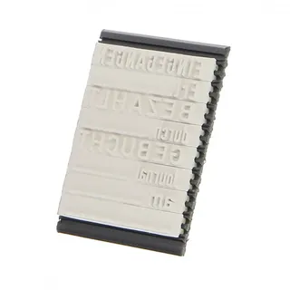 Trodat Textplattenset für 5430/L,