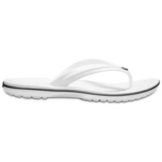 Crocs Crocband Flip Zehentrenner Weiß, 43/44 EU