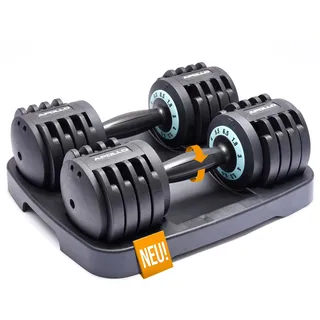 Apollo verstellbare Hanteln, Kurzhantel Set für den Sport Zuhause, variable Gewichte für Frauen & Männer, Dumbbell Training, Sporthantel, Hantel mit Schnellverschluss, Weights Set, Systemhanteln