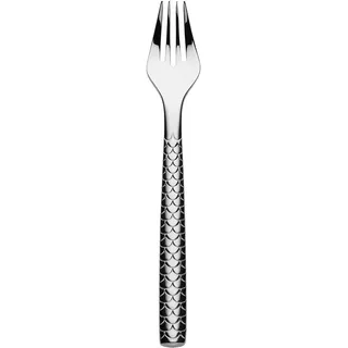 Alessi FM23/17 "Colombina Fish" Fischgabeln aus Edelstahl 18/10 hochglanzpoliert (6 Stück), silber
