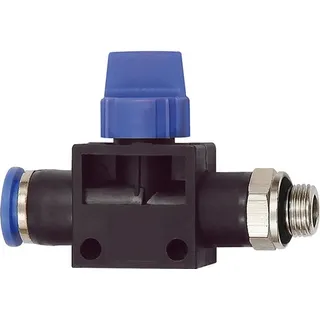 Riegler 3/2-Wegeventil »Blaue Serie«, Steckanschluss, G 3/8 a., S-G Ã ̃12mm