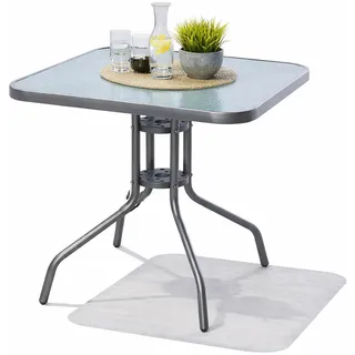 Mojawo Bistrotisch 60 x 60 x 70 cm Silber