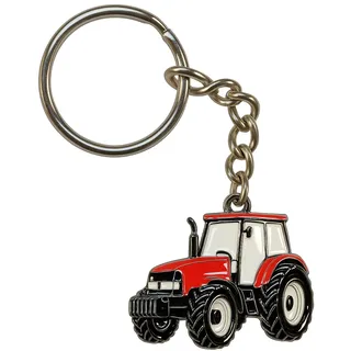 Roter Traktor Schlüsselanhänger - Traktor-Zubehör & Landwirt Geschenke für Männer - Bauernhof- und Landwirtschaftsgeschenke - 35 x 25 cm