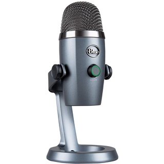 Blue Yeti Nano Premium USB-Mikrofon für Aufnahmen, Streaming, Gaming, Podcasting auf PC und Mac, Mit Blue VO!CE-Effekten, Nieren- und Kugelcharakteristik, Latenzfreies Monitoring - Grau