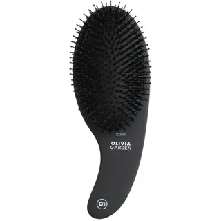Olivia Garden Essential Care Curve Boar & Nylon Bristles Matt Black