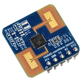 Waveshare mmWave AIoT Radar Mikrobewegungs-Erkennungssensor, FMCW, GPIO/UART, 3.3V, 24GHz