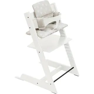Stokke Tripp Trapp Bundle white inkl. Baby Set2 + Kissen