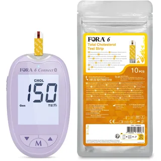 Fora 6 Connect Cholesterin-Messgerät – mg/dl - The Tester 1 St