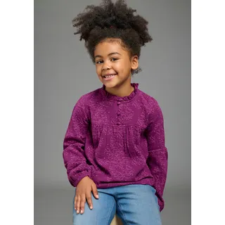 Scout Druckbluse in beere gemustert), - Gr.: 116/122