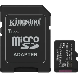 Kingston Canvas Select Plus Gen3 150MB/s - 1TB microSDXC U3, UHS-I