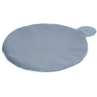aktiv kat - Schlafmulde mit grauem Metallrahmen und Nano-Bezug Ø 45 cm - Hellgrau