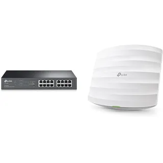 TP-Link TL-SG1016PE 16-Port-Gigabit-Easy-Smart-PoE Switch