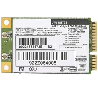5G WiFi Karte, Dual Band, Wireless Netzwerkkarte, AR9280, AR5BXB92, PCI-E, 300Mbps, 802.11A/B/G/N, Unterstützung XP/win7/win8/win10/linux/UBNT, für Laptop Desktop
