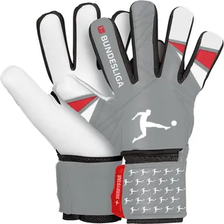 derbystar Bundesliga Goalie Torwarthandschuhe Uni grau schwarz rot 11