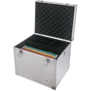 HMF Hängeregister Box, Alukoffer für DIN A4 Hängemappen 41 x 33 x 36 cm