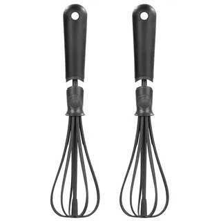 Rosenstein & Söhne 2er-Set flexible Schneebesen, verstellbare Breite