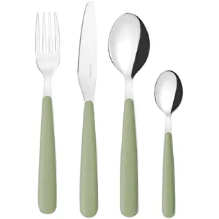 Guzzini - POP Besteckset 24 Stück - Salbeigrün - 127500176