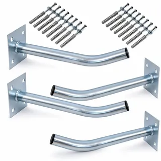 Premium X 4x Autoreifen Wandhalter 35cm Reifenhalter für Auto Felgen Halterung Reifen Wandhalterung inkl. Montage Schraubensatz