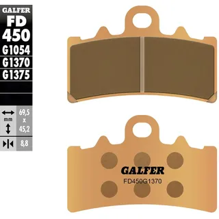 GALFER Bremsbelag FD450 - G1370