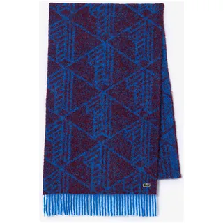 Lacoste Wollschal in Blau