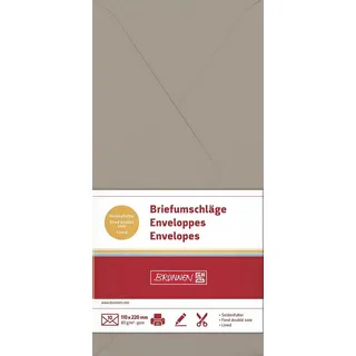 Brunnen 105125185 Briefumschlag Universalpapier DIN lang taupe