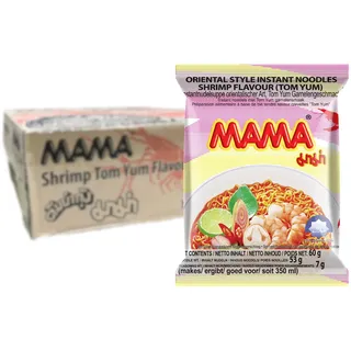 MAMA Pasta Instantnudel Tom Yum Shrimp Multipack 30 x 60 g