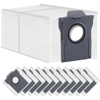 LOOHAOC 12 Stück Staubbeutel für Dreame L10s Pro Ultra/L10s Plus/X40 Ultra/L40 ultra/L30/L40/L20 Ultra/X30 Ultra/X30 Pro Plus/S30/S10/Mova E30 ultra/Mova V50 Ultra/Mova P50 Pro Ultra Staubsauger