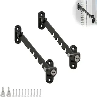 Fensterstopper, Abschließbare Fensterstopper In 2 Teilen, Fensterstopper, In Mehreren Stufen Verstellbar, Geeignet Für Die Meisten Fenster