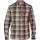 Fjällglim Flanellhemd rotbraun/blau L