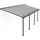 739 x 295 cm grau