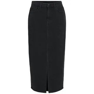 VILA VIJAF HW MIDI Denim Skirt-NOOS