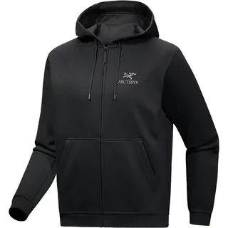 Arc'teryx Emblem Fleece Kapuzenjacke Herren Schwarz L