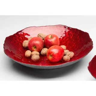 Sandra Rich Schale Luxor rot 8 cm Ø 38,5 cm