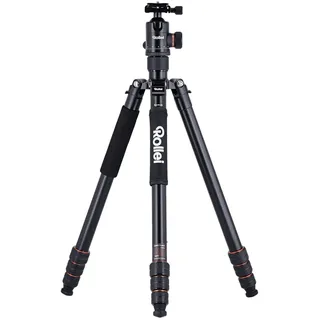 Rollei C6i Aluminiumstativ schwarz