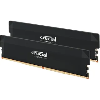 Crucial Pro DDR5-6000 64GB Kit (2x32GB) CL40 Schwarz CP2K32G60C40U5B