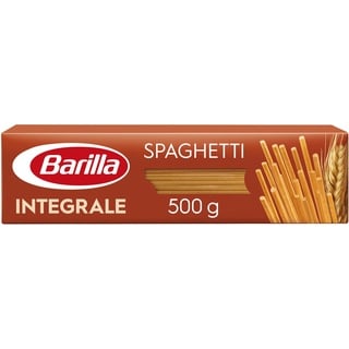 Barilla Pasta Integrale Spaghetti n.5 Vollkorn-Hartweizen mit natürlichen Ballaststoffen, 500 g