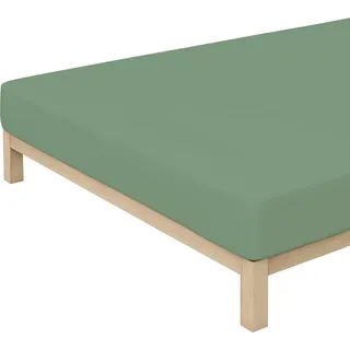 Baumwolle 90 x 190 - 100 x 220 cm green mid