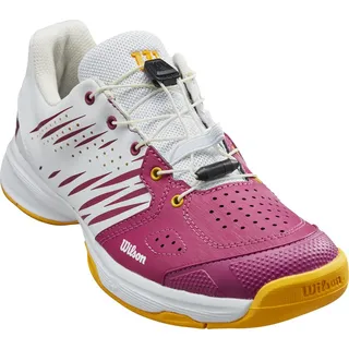 Wilson Kaos 2.0 Kinder Tennisschuh BATON ROUGE/WHITE/SAFFRON 38.5 - Rosa, Weiß