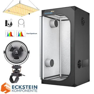 QITA Growbox Komplettset 85W LED 60 x 60 x 140 cm