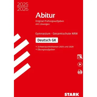 Stark Verlag GmbH STARK Deutsch GK - Abitur 2025/2026 NRW - Prüfungsvorbereitung