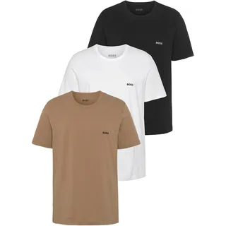 Boss Herren T-Shirt »Rundhals ONE« Packung, 3er-Pack, 3 Einheiten - Medium Beige XL